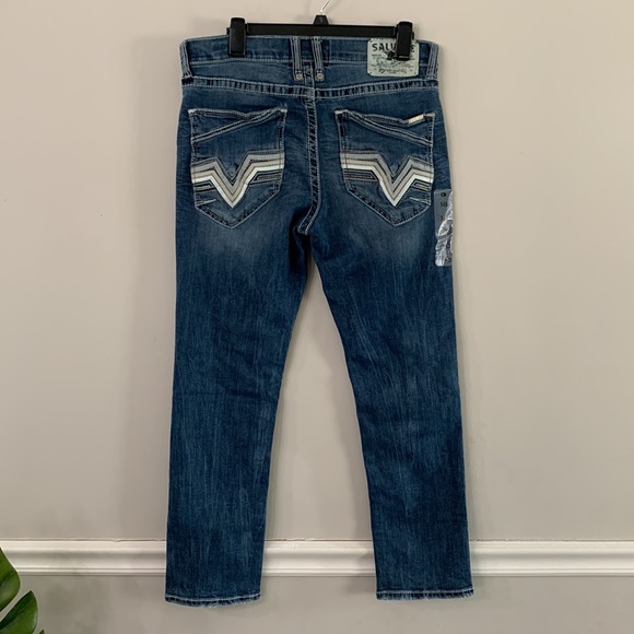 NEW SALVAGE HAVOC STRAIGHT SLIM FIT SIZE:34x28 - Picture 2 of 6